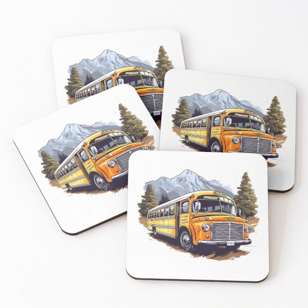 Item preview, Vintage Classic Yellow School Bus designed and sold by GoodOldVintage.