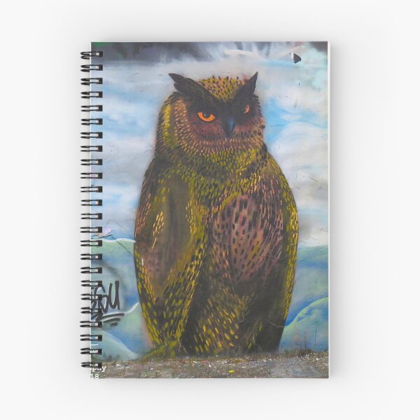 Item preview, Owl : painted wall designed and sold by AHELENE.