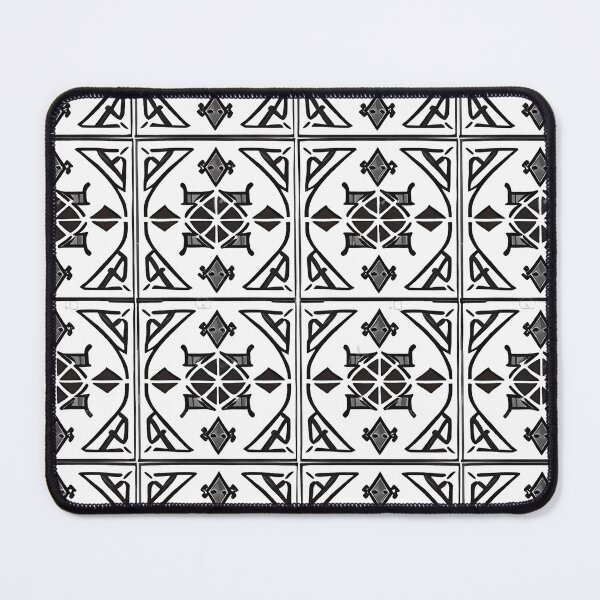 Item preview, Retro Tile Pattern black and white designed and sold by RetroTile.