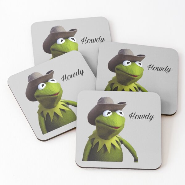 Item preview, Kermit the Frog Cowboy Howdy Meme Reaction  designed and sold by tigergoal35.