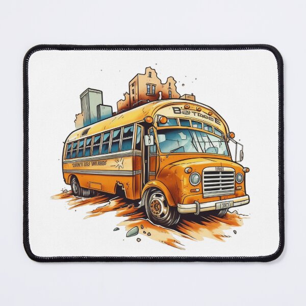 Item preview, Vintage Classic Yellow School Bus designed and sold by GoodOldVintage.
