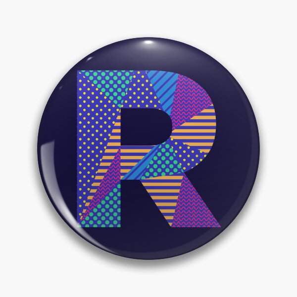 Item preview, Alphabet Letter R Screen Print Design designed and sold by ToluaPrints.