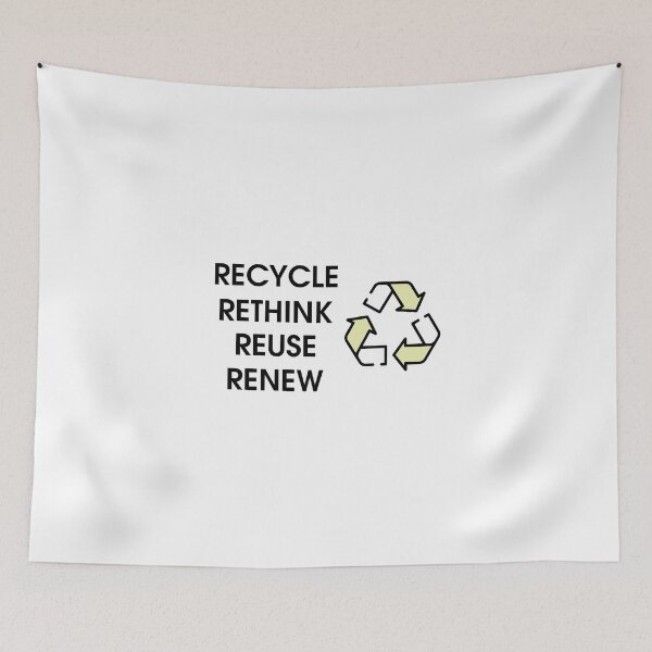 Item preview, Recycle rethink reuse renew designed and sold by sabinako.