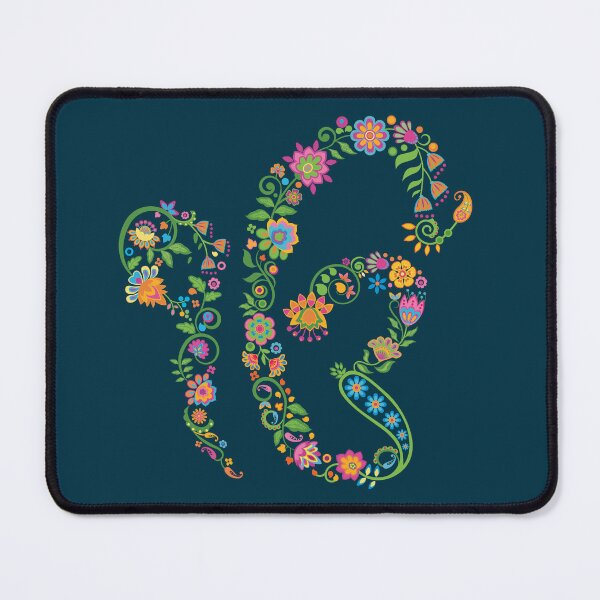 Item preview, Floral Ik Onkar Symbol designed and sold by mindikr.