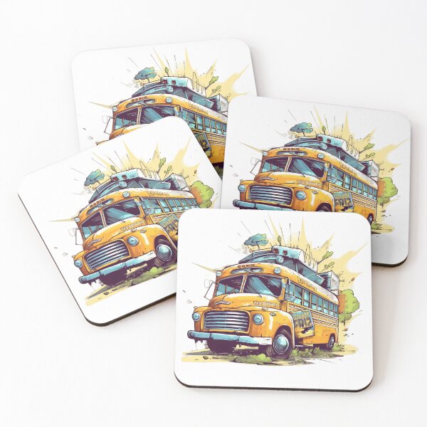 Item preview, Vintage Classic Yellow School Bus designed and sold by GoodOldVintage.