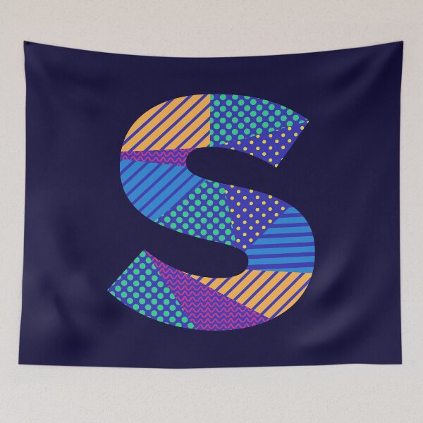 Item preview, Alphabet Letter S Screen Print Design designed and sold by ToluaPrints.