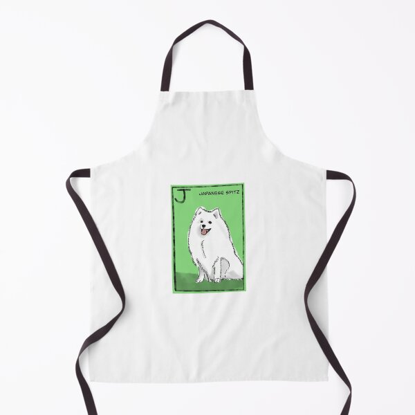 Item preview, J is for Japanese spitz | spitz dog | cute dog designed and sold by DarbyHunterArt.