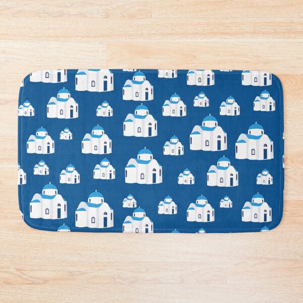 Item preview, Greek Island Greece Blue Dome Church  designed and sold by idovedesign.