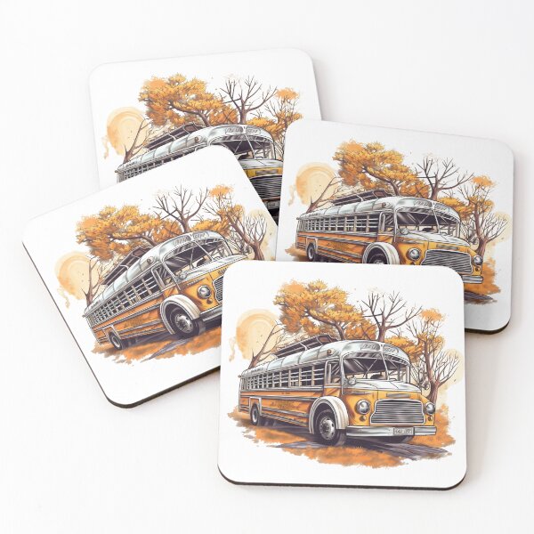 Item preview, Vintage Classic Yellow School Bus designed and sold by GoodOldVintage.