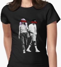 Maniac Dark Comedy Stlye Women's Fitted T-Shirt