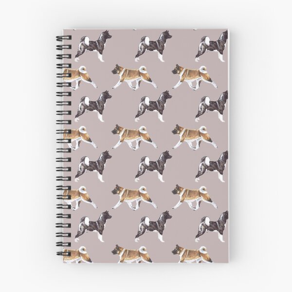 Item preview, American Akita - Repeat Pattern designed and sold by Amber Westwood.