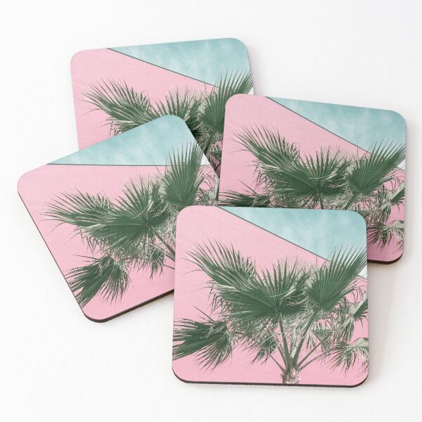 Item preview, Palm Tree in Millennial Pink and Mint Green designed and sold by Georgia Mizuleva.