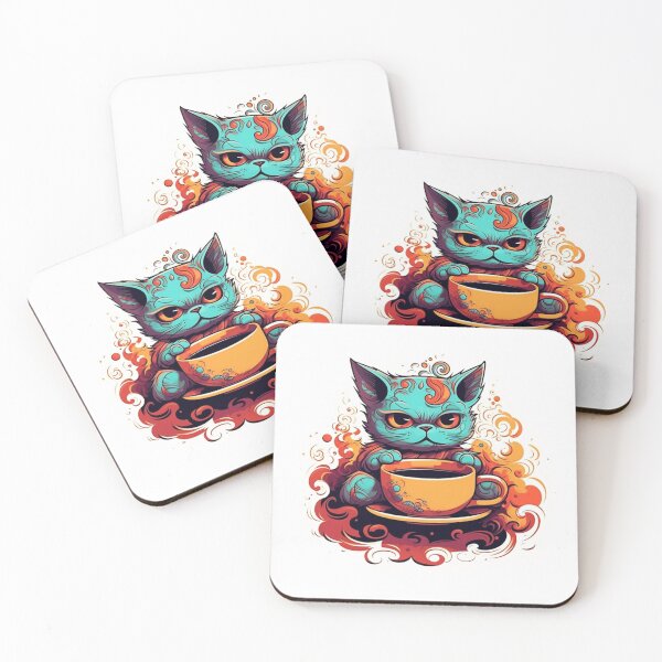 Item preview, Coffee Cat (Jedi) designed and sold by digital-anomaly.