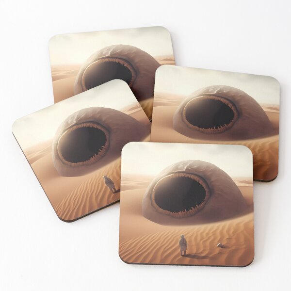 Item preview, Huge worm coming out from the sands of Arrakis designed and sold by SingularityGeek.