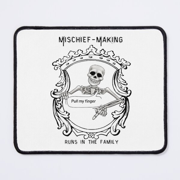 Item preview, Mischief Making Runs in the Family - Skeleton - Genealogy, Genetics, Inherited designed and sold by AncestralEchoes.