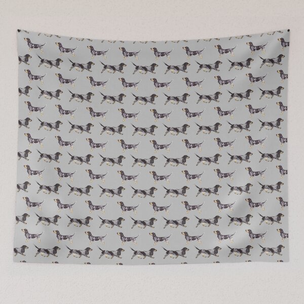 Item preview, Basset Bleu de Gascogne - Repeat Pattern designed and sold by Amber Westwood.
