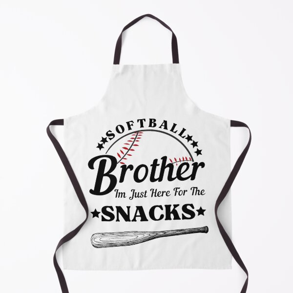 Item preview, Softball Brother, Im Just Here For The Snacks designed and sold by umasana.