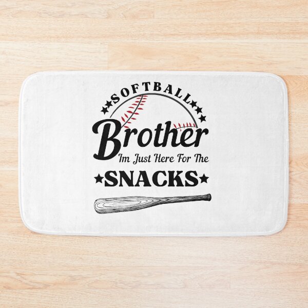 Item preview, Softball Brother, Im Just Here For The Snacks designed and sold by umasana.