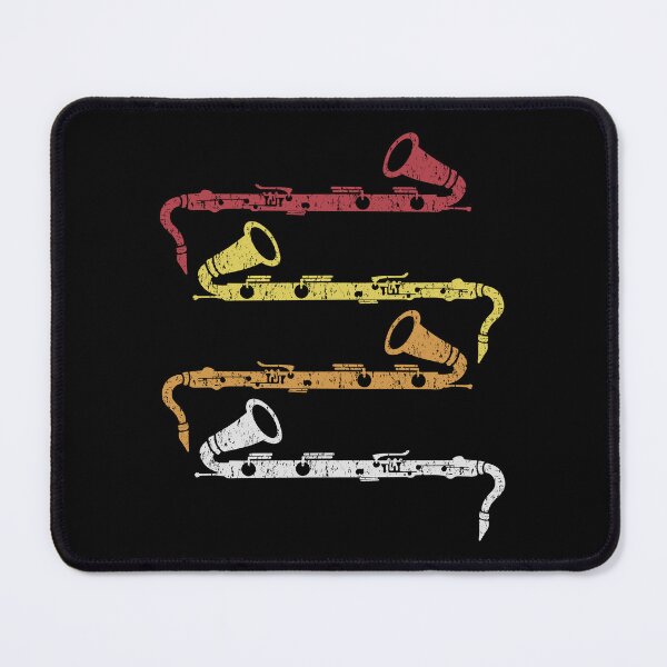 Item preview, Retro Bass Clarinet Player Big Band Music Bass Clarinet designed and sold by DSWShirts.