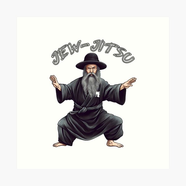 Item preview, Jew Jitsu - Funny Hanukkah - Martial Arts Gift designed and sold by Skanz.
