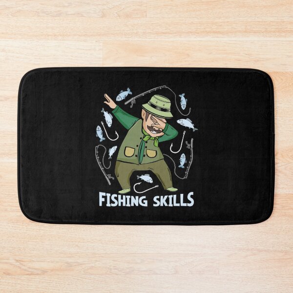 Item preview, Fishing Skills Fisherman Gift Men Father Fish Pole Fishing designed and sold by DSWShirts.