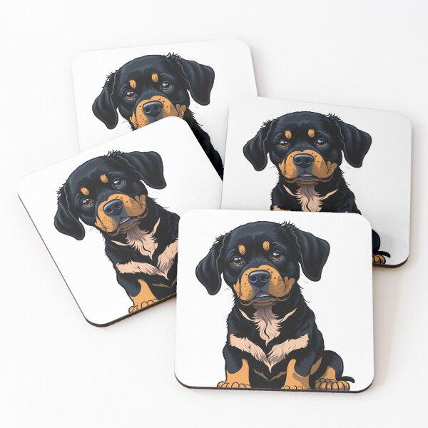 Item preview, adorable cachorrito rottweiler designed and sold by Solace1.