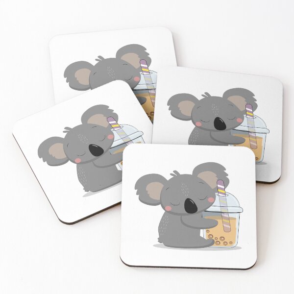 Item preview, koala with boba  designed and sold by Artgaus1.