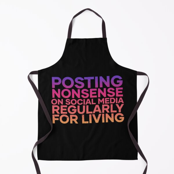 Item preview, Posting NONSENSE on Social Media Regularly | Amazing Gift Idea for any good or bad Influencer | Social Media Jokes designed and sold by journeyengine.
