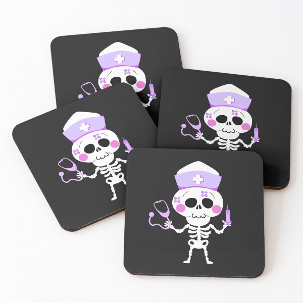 Item preview, Nurse Skeleton Funny Emoji designed and sold by Eolithic.