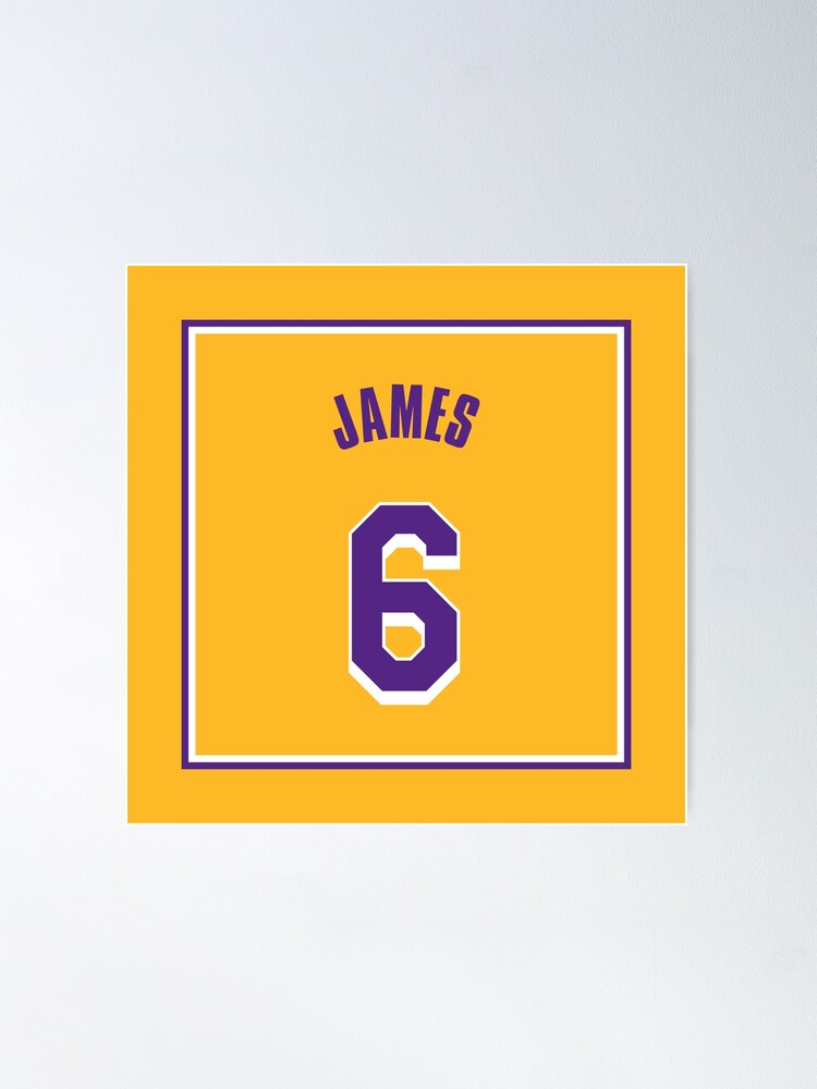 Basketball Legends LA Lakers Team Wall Art, Lebron James Art poster - No  Frame