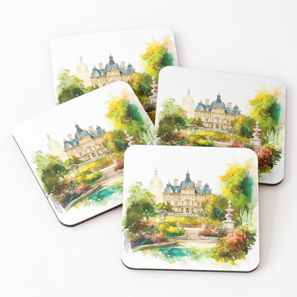 Item preview, Luxembourg Garden - Enchanting Parisian Oasis Design Collection designed and sold by MaxMagnuson.