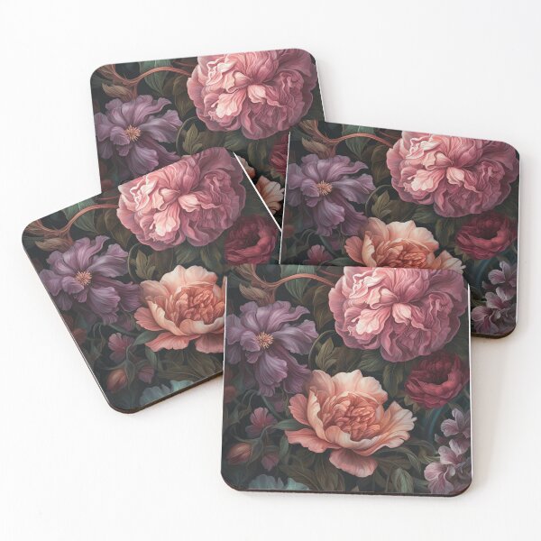 Item preview, Opulent Blossoms: Baroque-Inspired Flowers Bouquet Painting designed and sold by Bebichic.