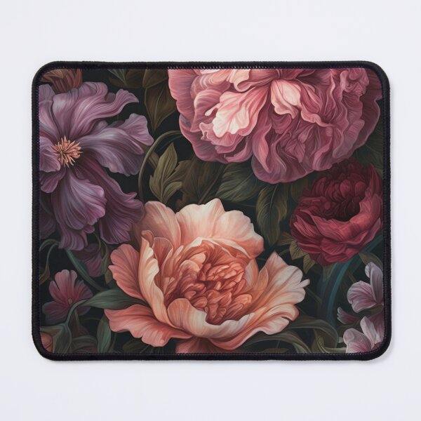 Item preview, Opulent Blossoms: Baroque-Inspired Flowers Bouquet Painting designed and sold by Bebichic.