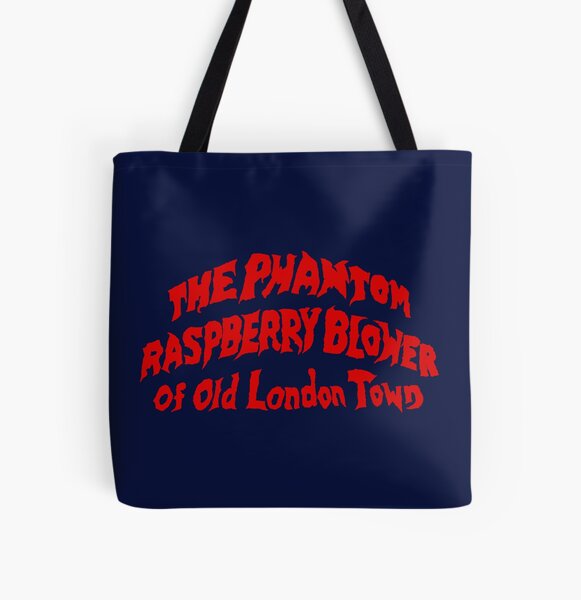 THE PHANTOM RASPBERRY BLOWER OF OLD LONDON TOWN All Over Print Tote Bag