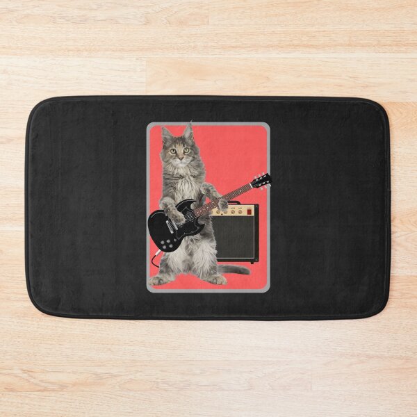 Item preview, Cat Plays Guitar designed and sold by AMERICANCHEEZ.