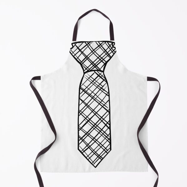 Item preview, Minimalist Black & White Checkered Tie designed and sold by Artwyz.