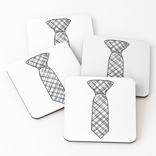 Item preview, Minimalist Black & White Checkered Tie designed and sold by Artwyz.