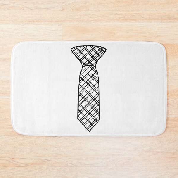 Item preview, Minimalist Black & White Checkered Tie designed and sold by Artwyz.