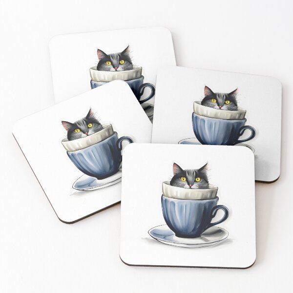 Item preview, Kitten in a cup #006 designed and sold by MAN  FROM MARS.