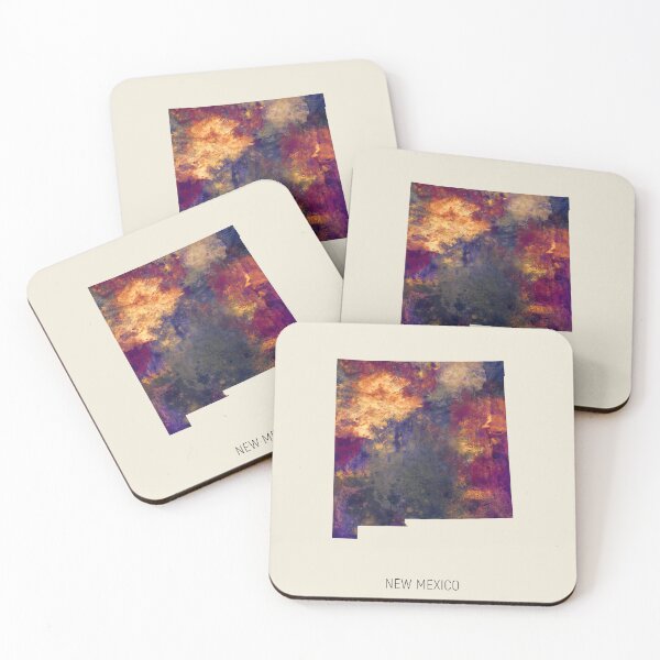 Item preview, New Mexico Watercolor Map designed and sold by ArtPrints.