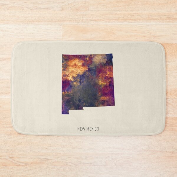 Item preview, New Mexico Watercolor Map designed and sold by ArtPrints.