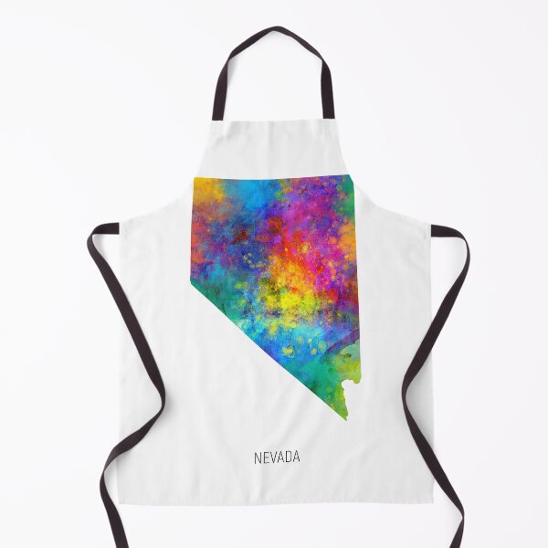 Item preview, Nevada Watercolor Map designed and sold by ArtPrints.