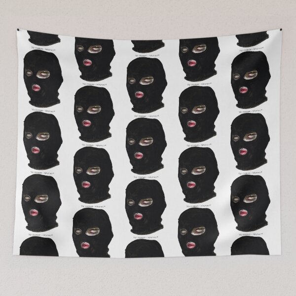 Item preview, Black Masked Woman designed and sold by AlmanBanjoCo.