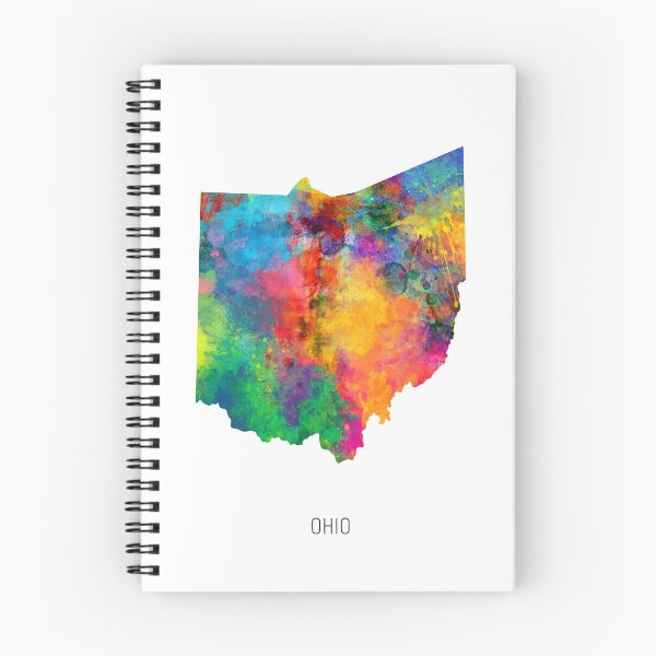 Item preview, Ohio Watercolor Map designed and sold by ArtPrints.