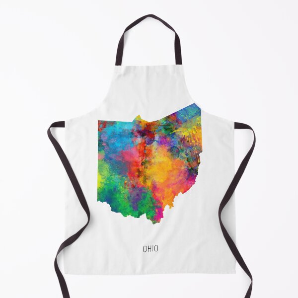 Item preview, Ohio Watercolor Map designed and sold by ArtPrints.