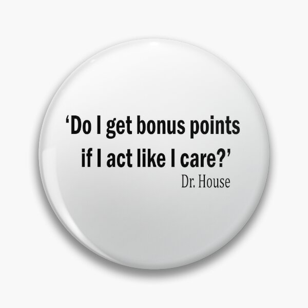 Item preview, Dr House sarcastic quotes designed and sold by shaxzodd.