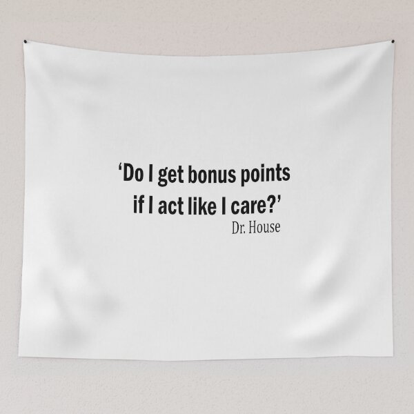 Item preview, Dr House sarcastic quotes designed and sold by shaxzodd.