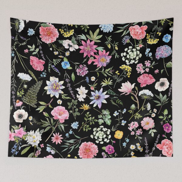 Item preview, Space Flowers pattern designed and sold by Catiess.
