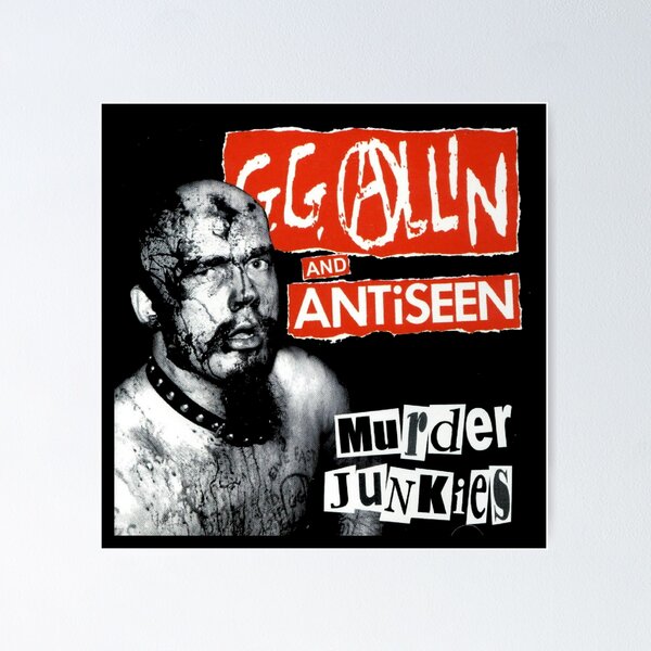 Gg Allin Posters for Sale | Redbubble
