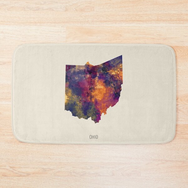 Item preview, Ohio Watercolor Map designed and sold by ArtPrints.